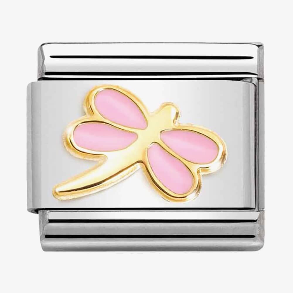 NOMINATION PINK DRAGONFLY CHARM