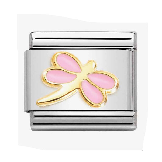 NOMINATION PINK DRAGONFLY CHARM