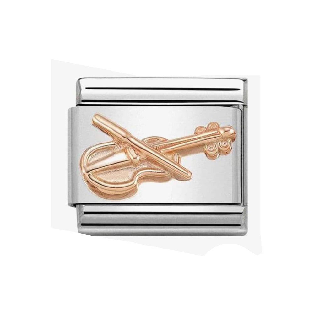 Nomination CLASSIC Rose Gold Violin Charm