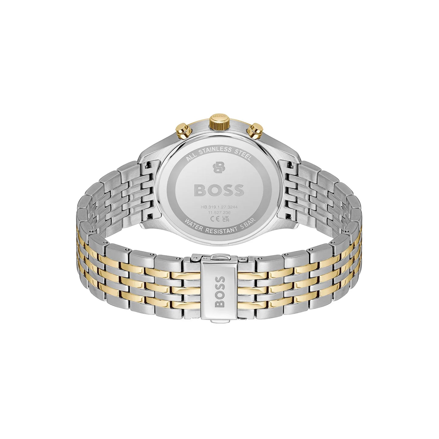 BOSS STRATUS BLUE CHRONO GENTS TWO-TONED WATCH
