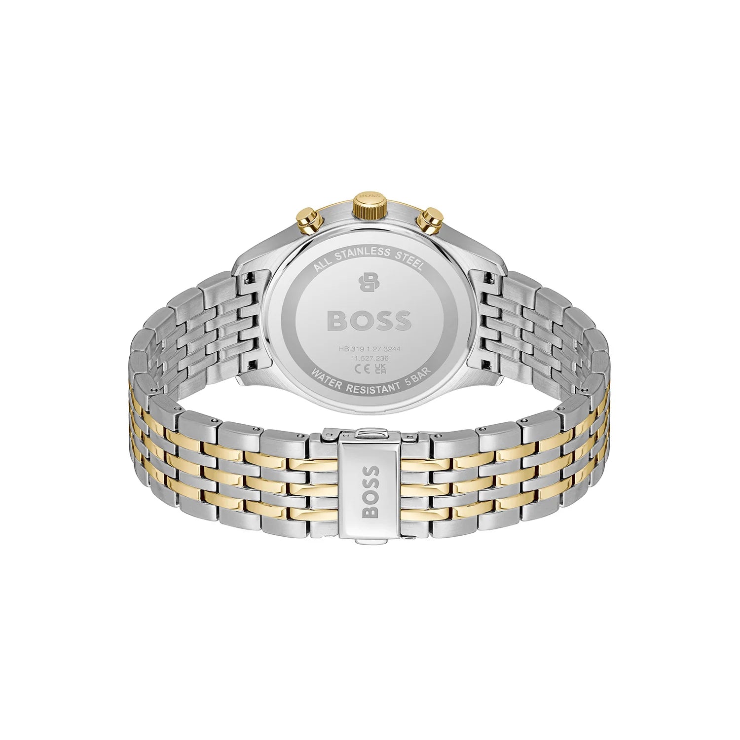 BOSS STRATUS BLUE CHRONO GENTS TWO-TONED WATCH