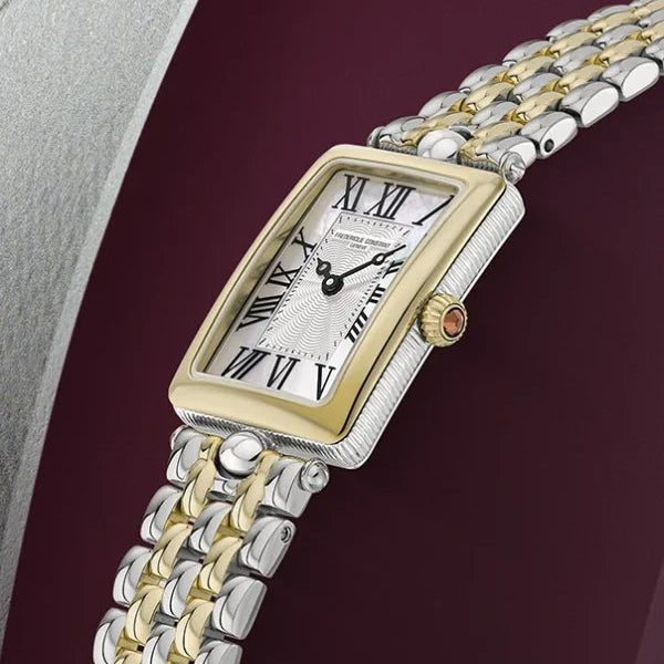 Frederique Constant Classics Art Déco Carrée Ladies Two-Toned Watch