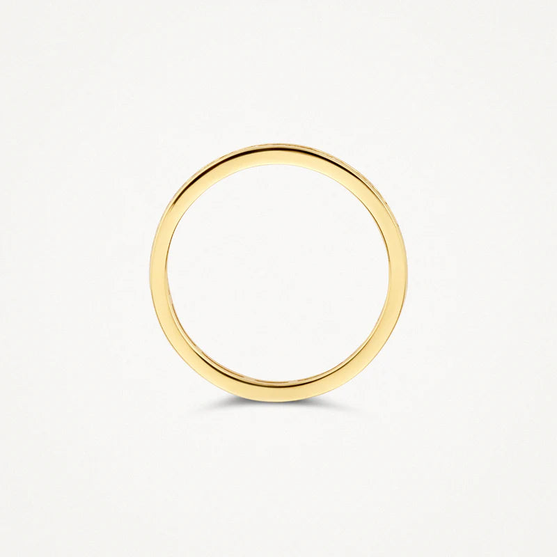 14ct Gold Channel Set Zirconia Eternity Ring