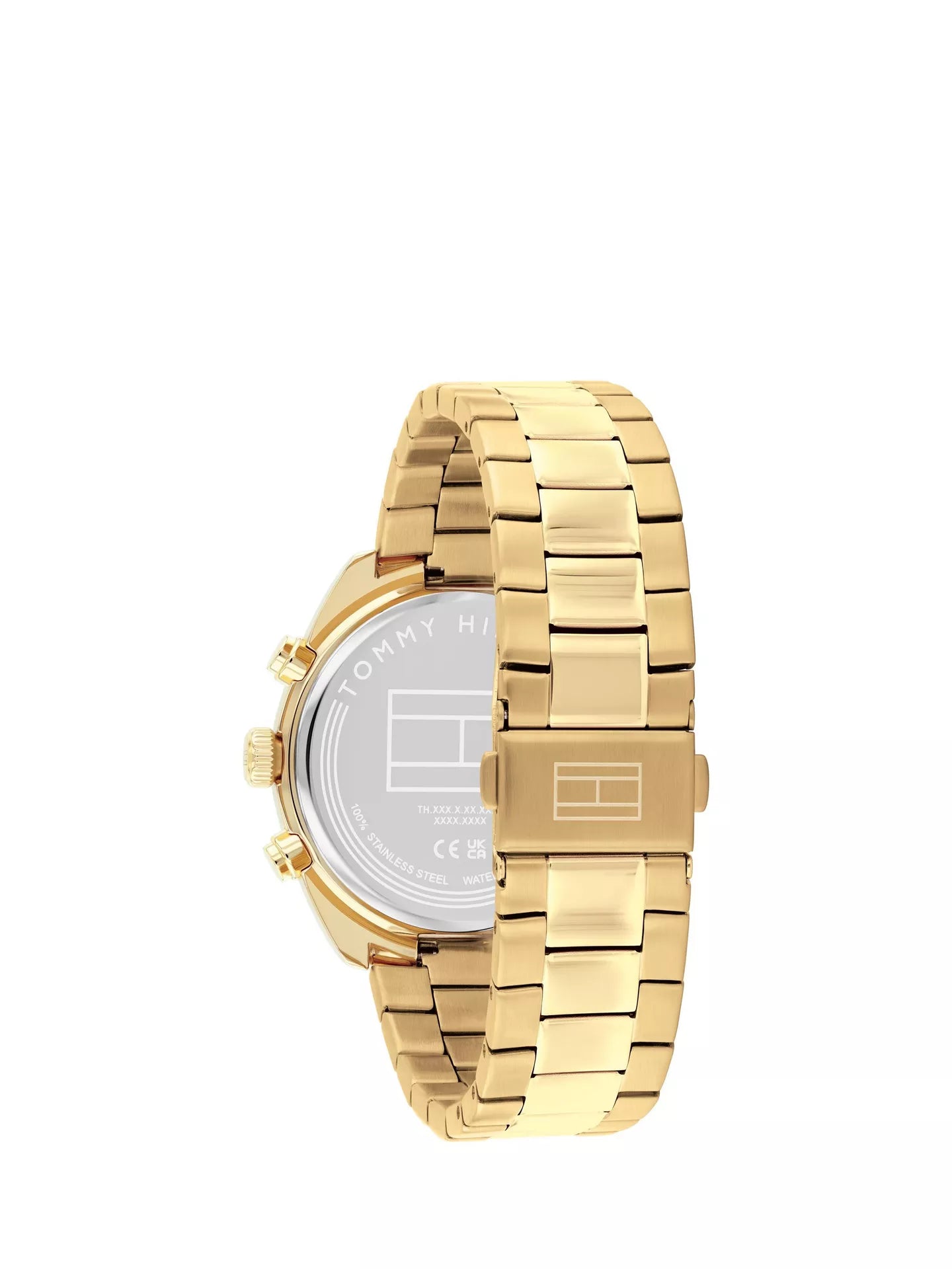 TOMMY HILFIGER CHRONOGRAPH GENTS GOLD STAINLESS STEEL WATCH