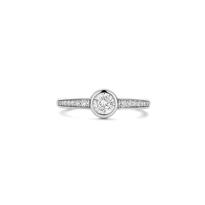 TISENTO CZ SOLITAIRE RING