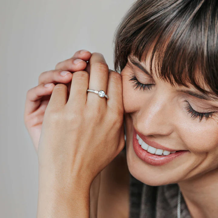 TISENTO CZ SOLITAIRE RING