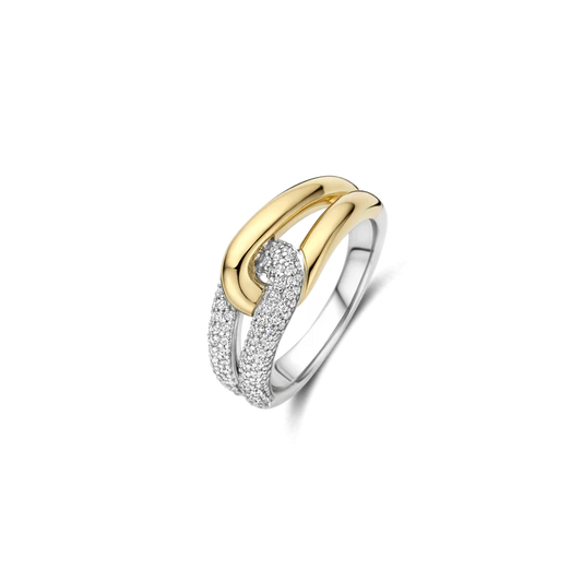 TISENTO CZ INTERLOCKING RING