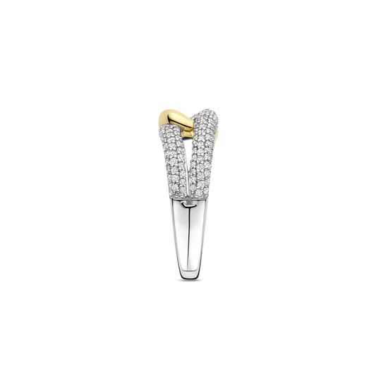TISENTO CZ INTERLOCKING RING