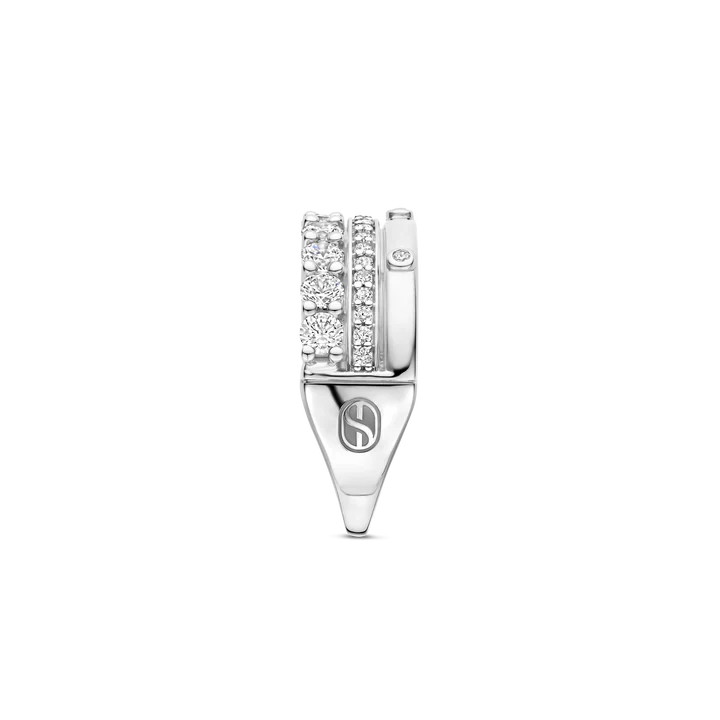 TISENTO CZ MIXED CUTS CHUNKY RING