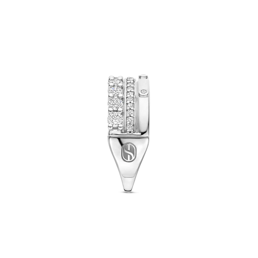 TISENTO CZ MIXED CUTS CHUNKY RING