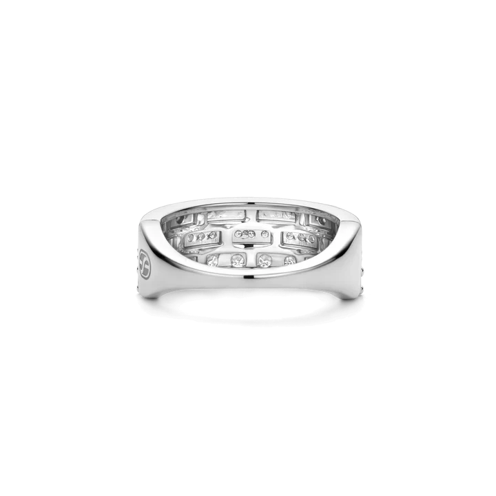 TISENTO CZ MIXED CUTS CHUNKY RING