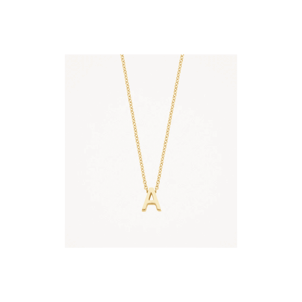 14CT A MINI INITIAL PENDANT