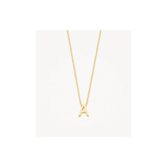 14CT A MINI INITIAL PENDANT