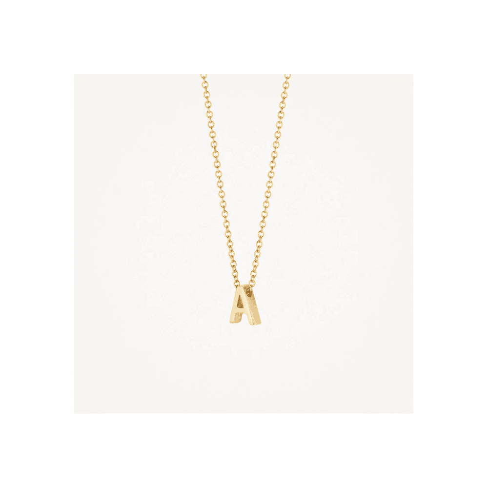 14CT A MINI INITIAL PENDANT