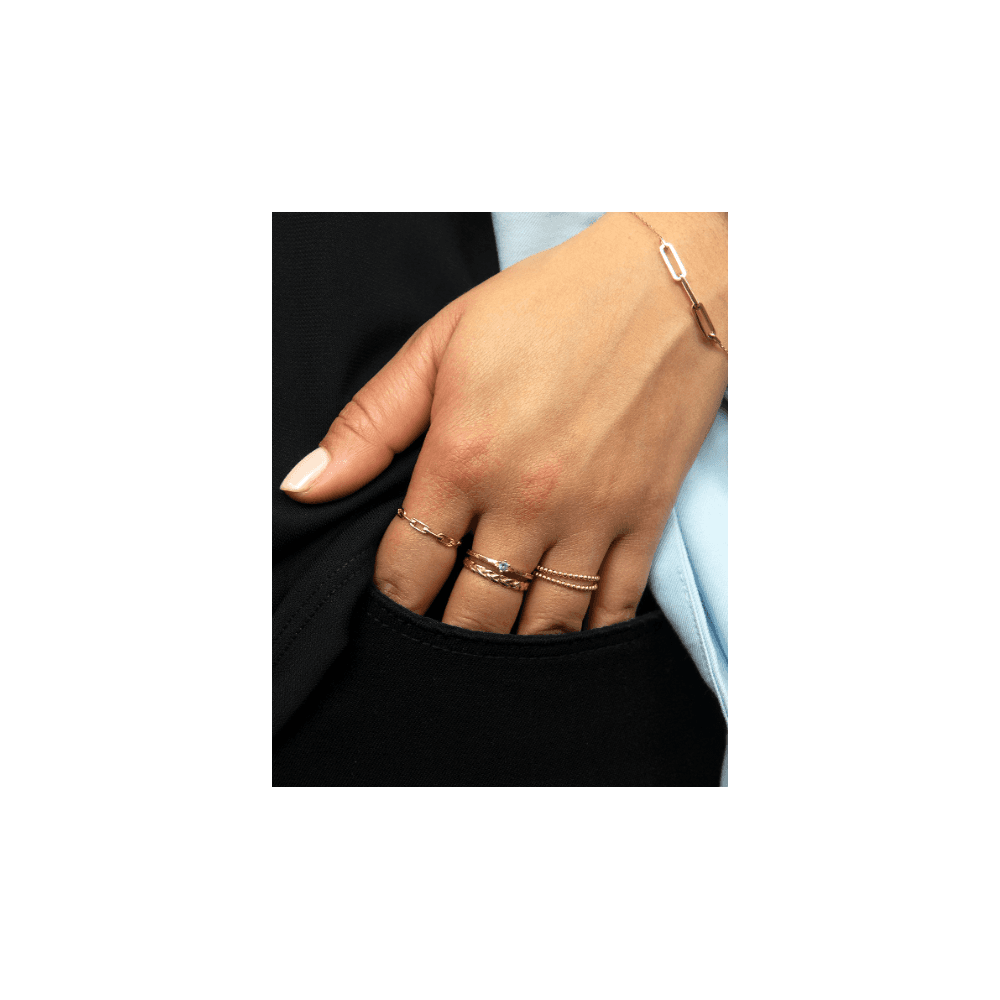14CT BAIB LINK RING