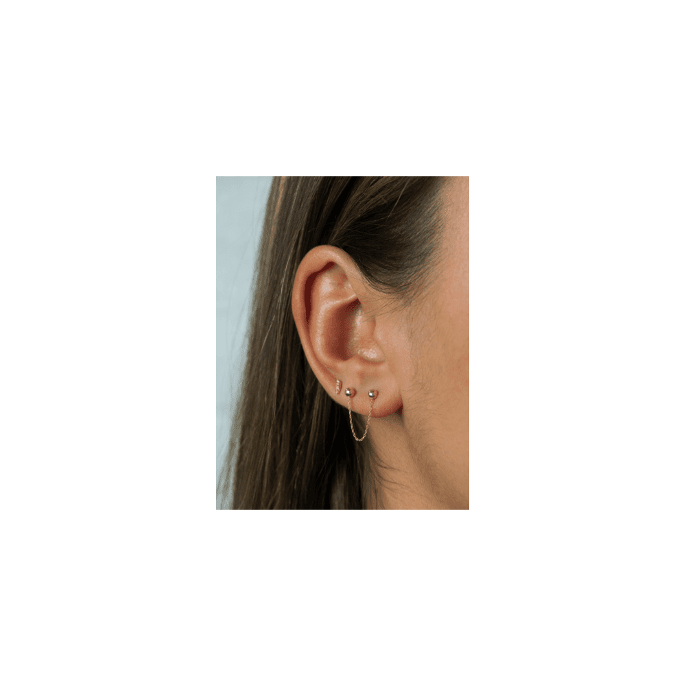 14CT DOS SINGLE EARRING