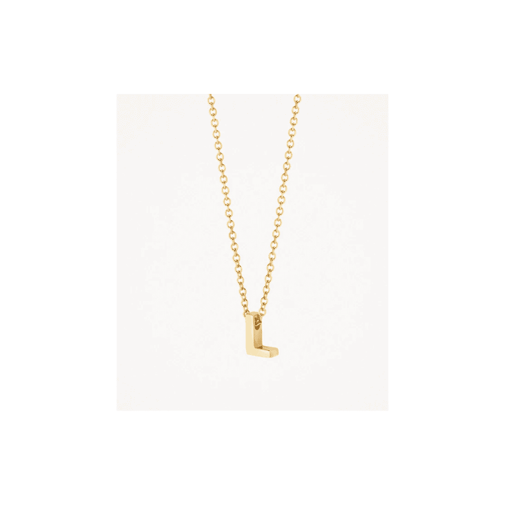 14CT L MINI INITIAL PENDANT