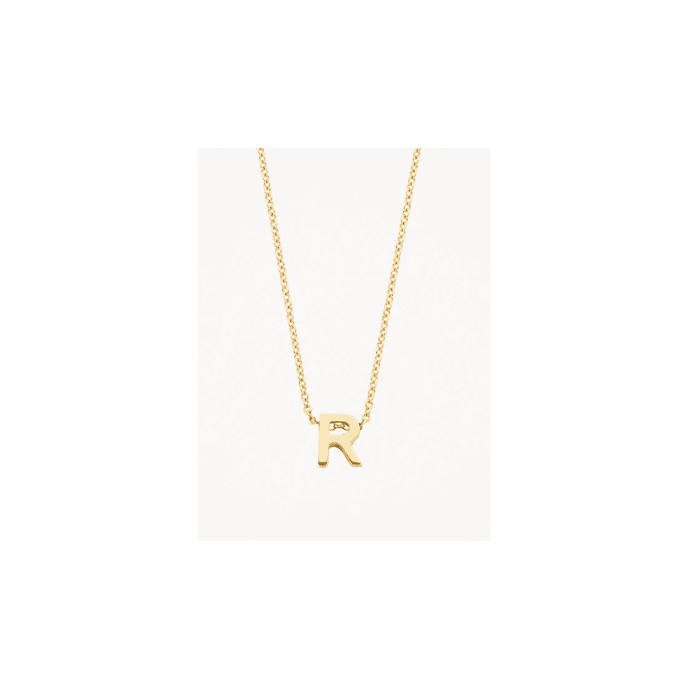 14CT R MINI INITIAL PENDANT