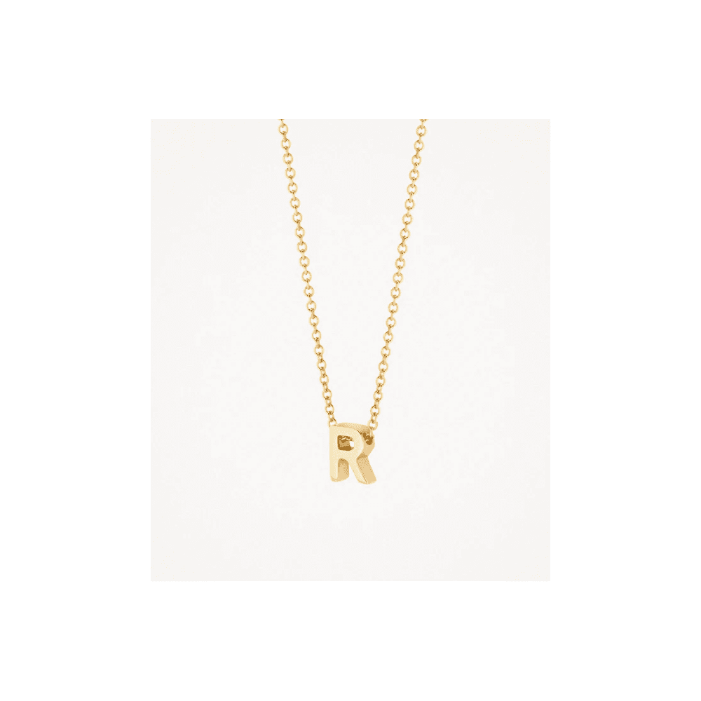14CT R MINI INITIAL PENDANT