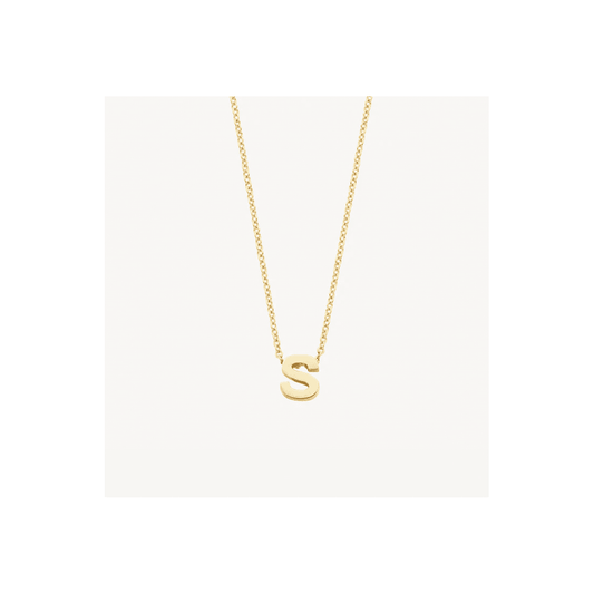 14CT S MINI INITIAL PENDANT