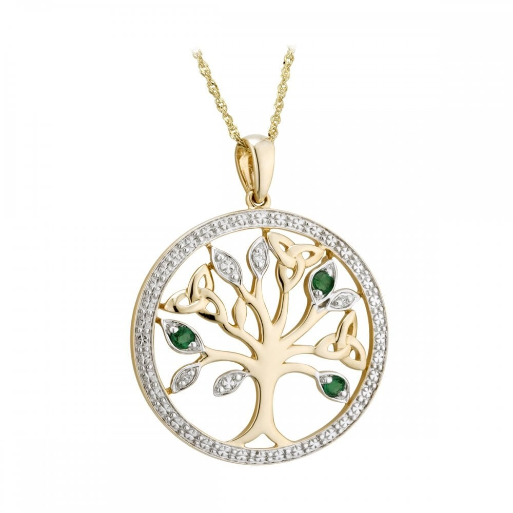 14CT TREE OF LIFE PENDANT