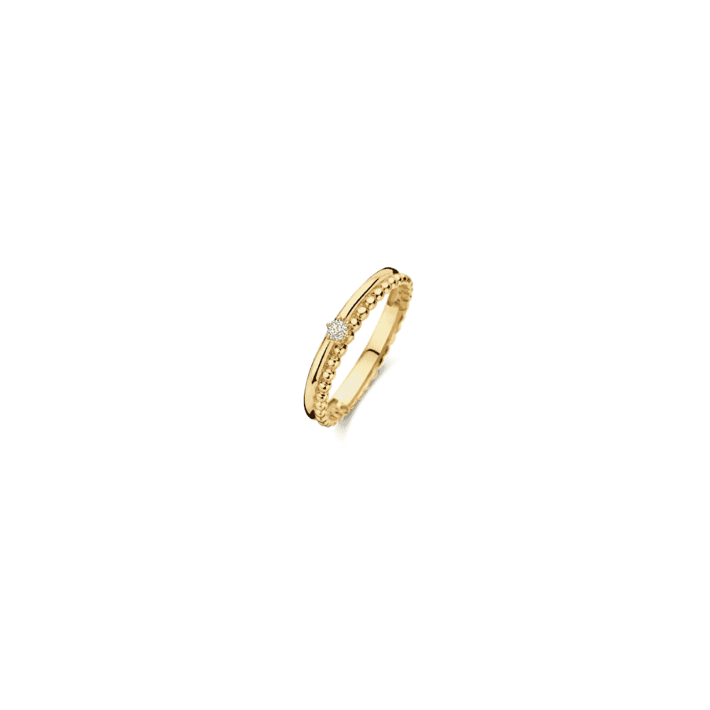 14CT VILLA CARMINA WHITE TOPAZ RING