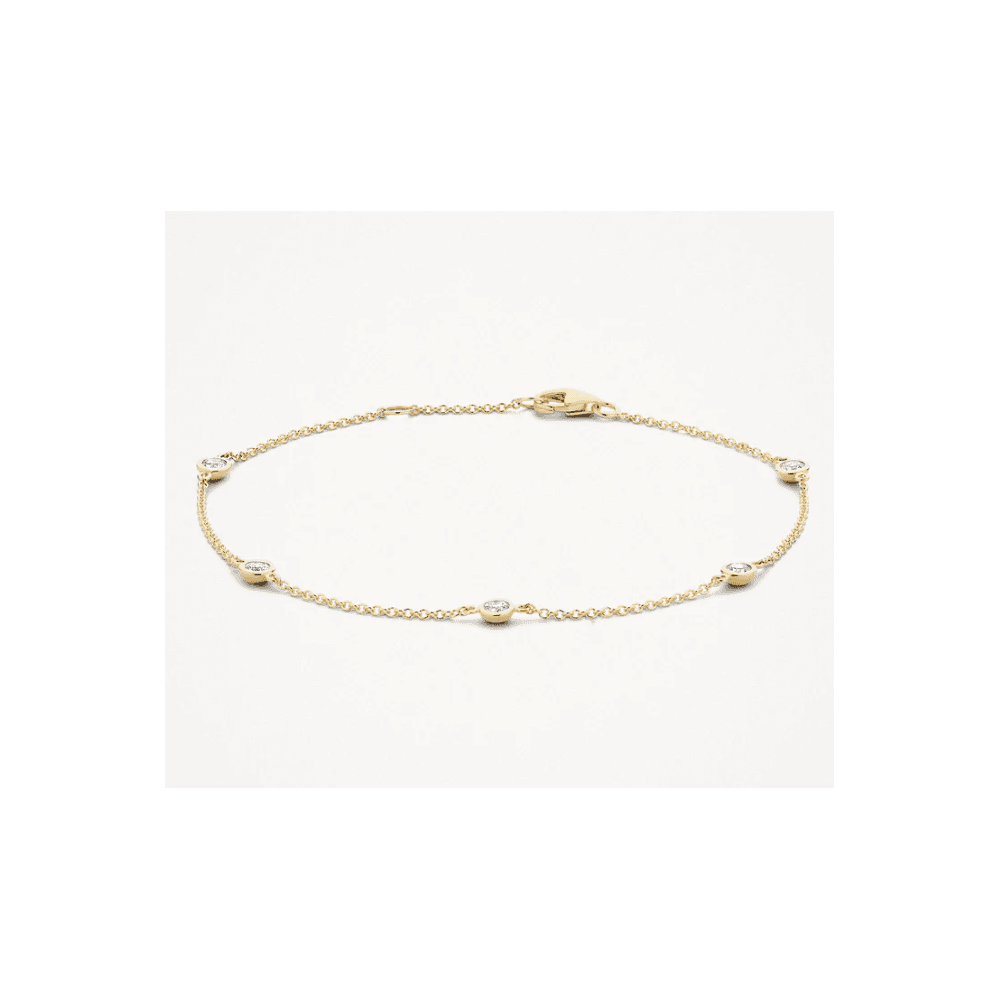 14CT YG CZ BRACELET