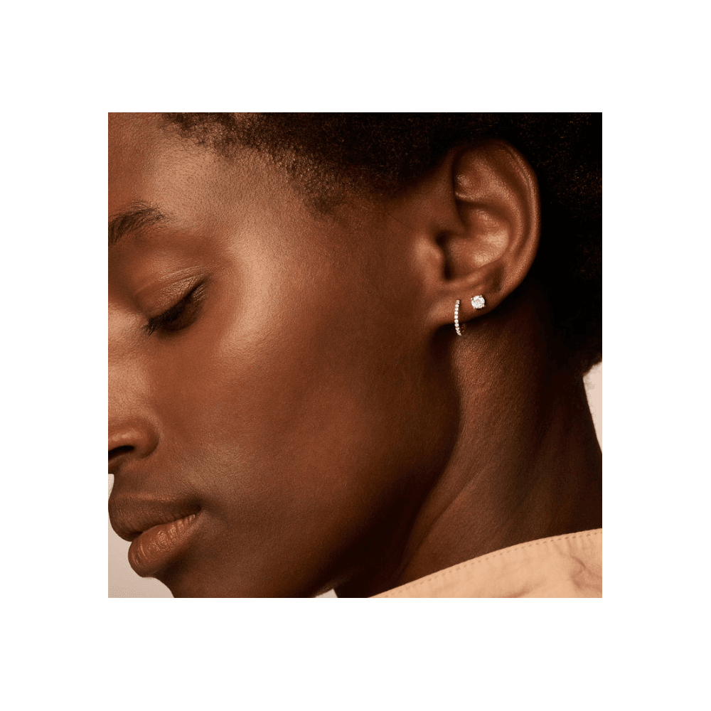 14CT YG CZ HUGGIE HOOPS