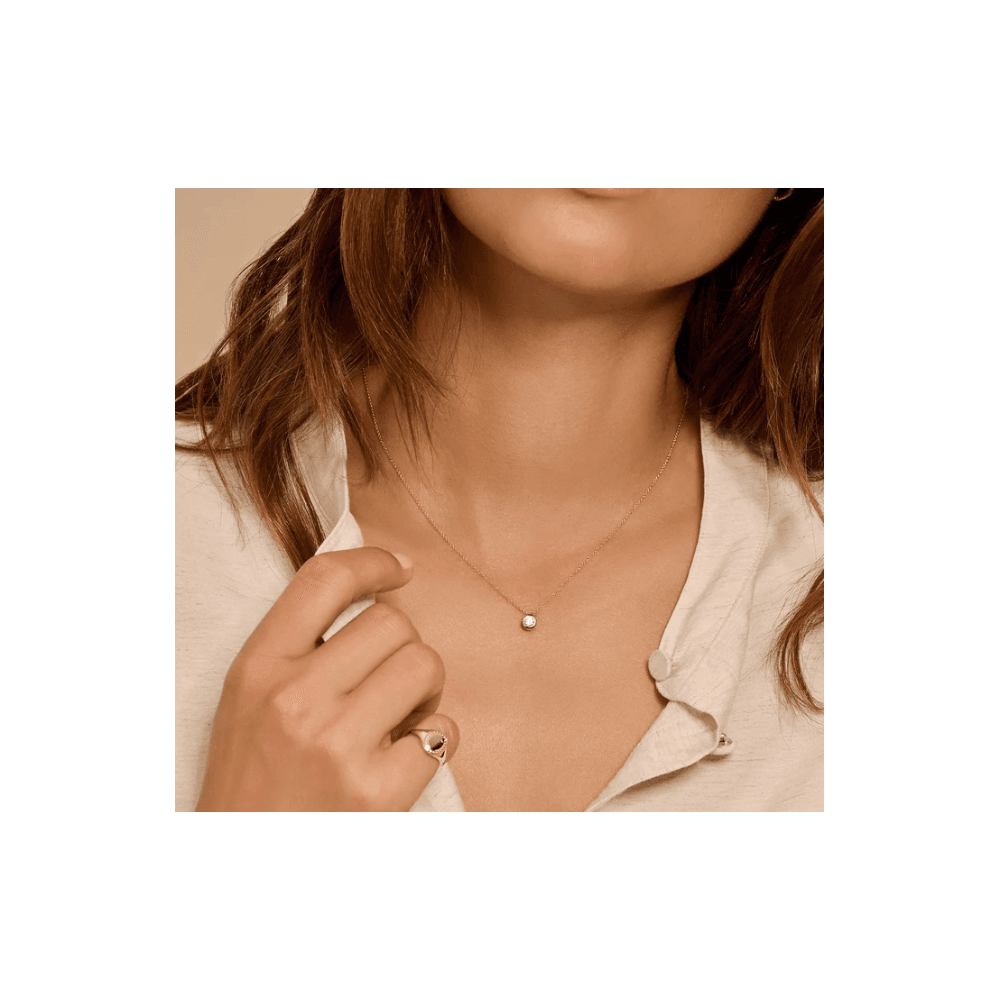 14CT YG CZ PENDANT
