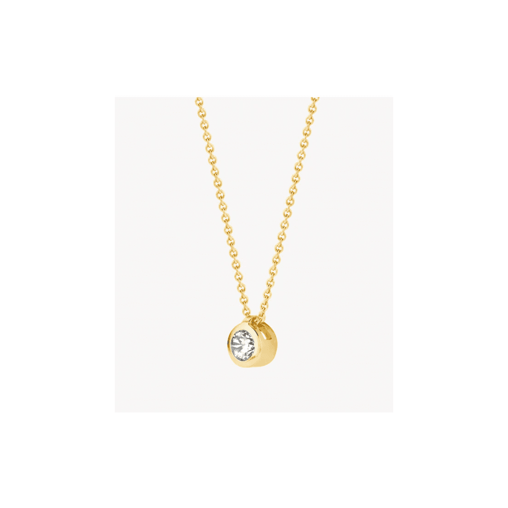 14CT YG CZ PENDANT