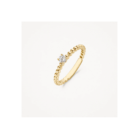 14CT YG CZ RING