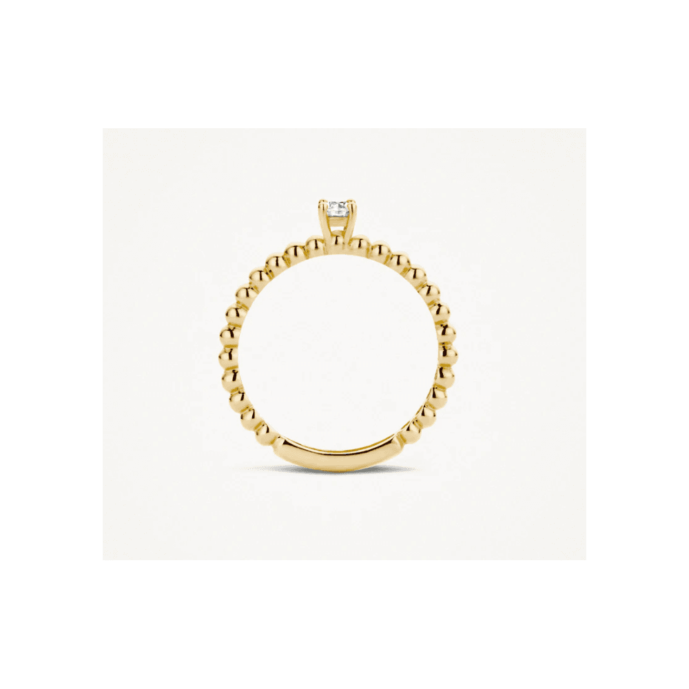 14CT YG CZ RING