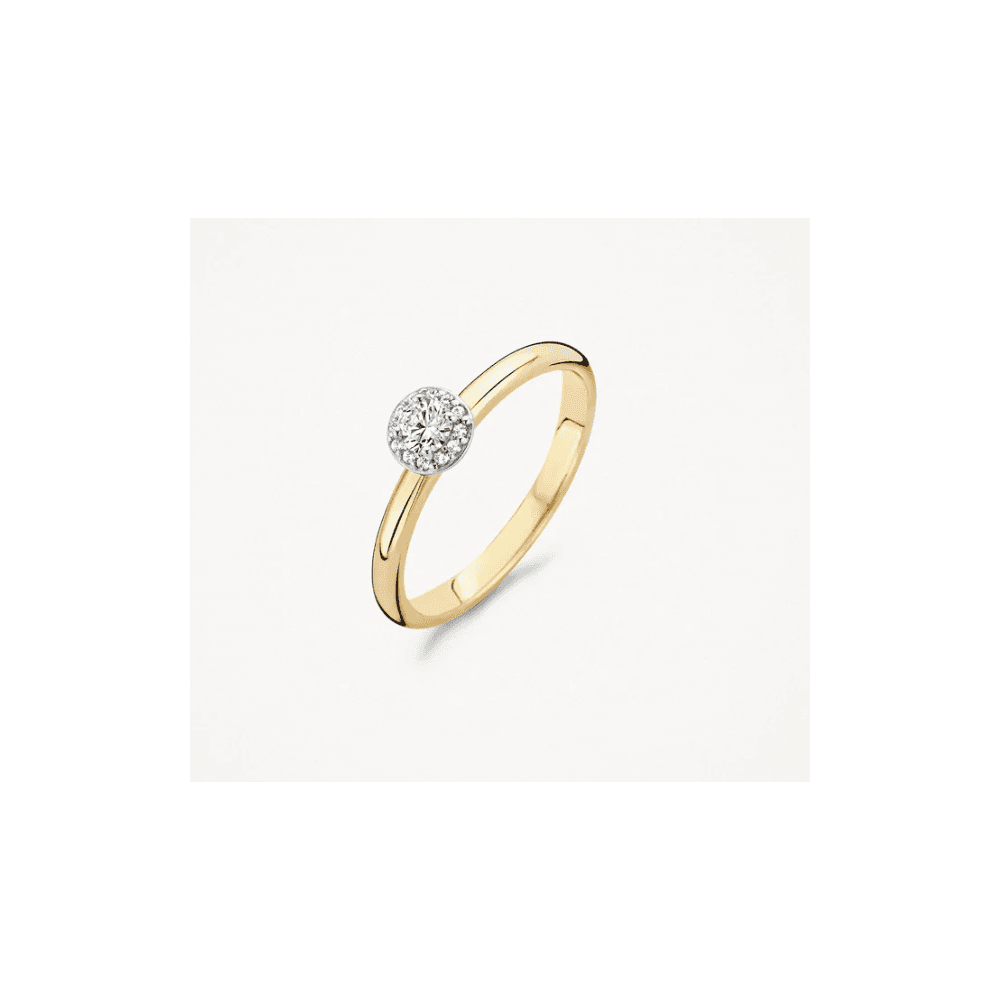 14CT YG CZ RING