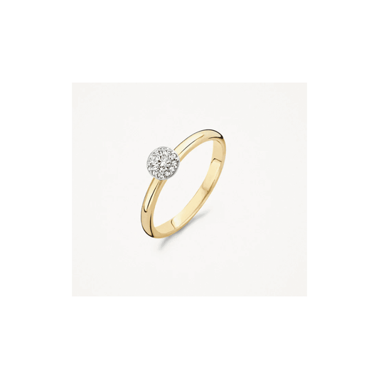 14CT YG CZ RING
