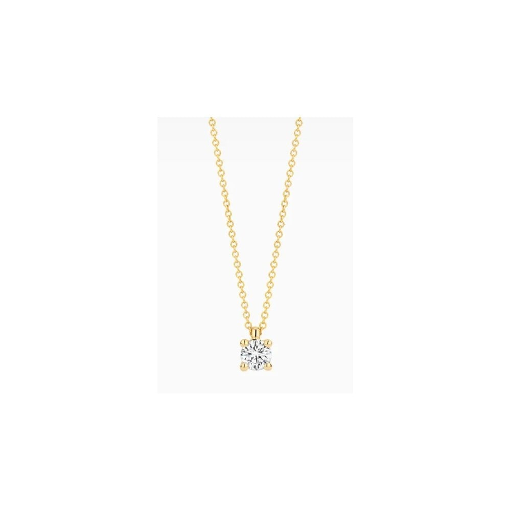 14CT YG LAB DIA 0.20CT SOLITAIRE PENDANT