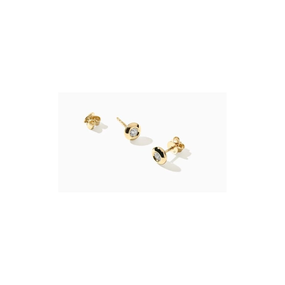 14CT YG LAB DIA 0.20CT STUD EARRINGS