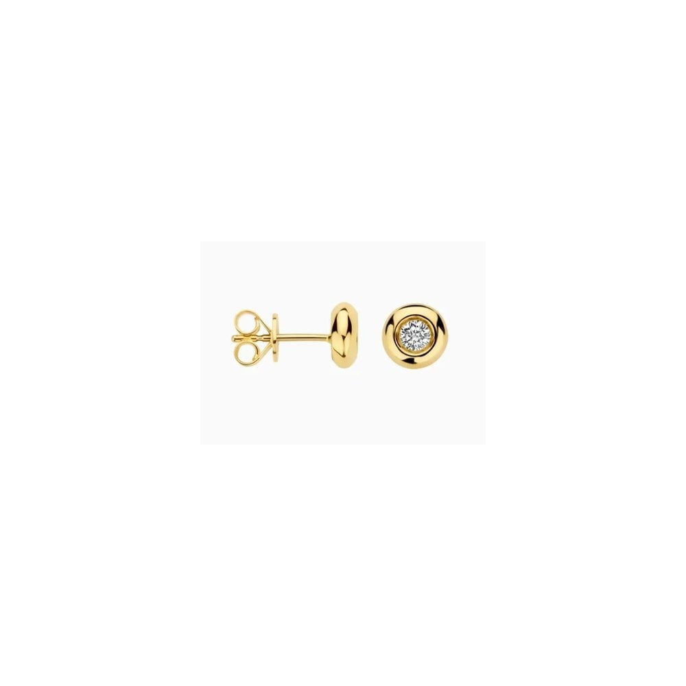 14CT YG LAB DIA 0.20CT STUD EARRINGS