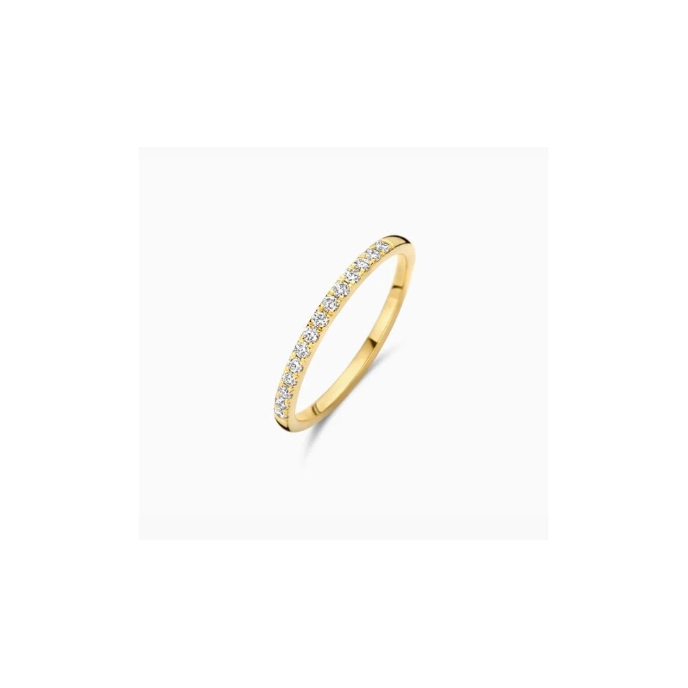 14CT YG LAB DIA 0.21CT BAND