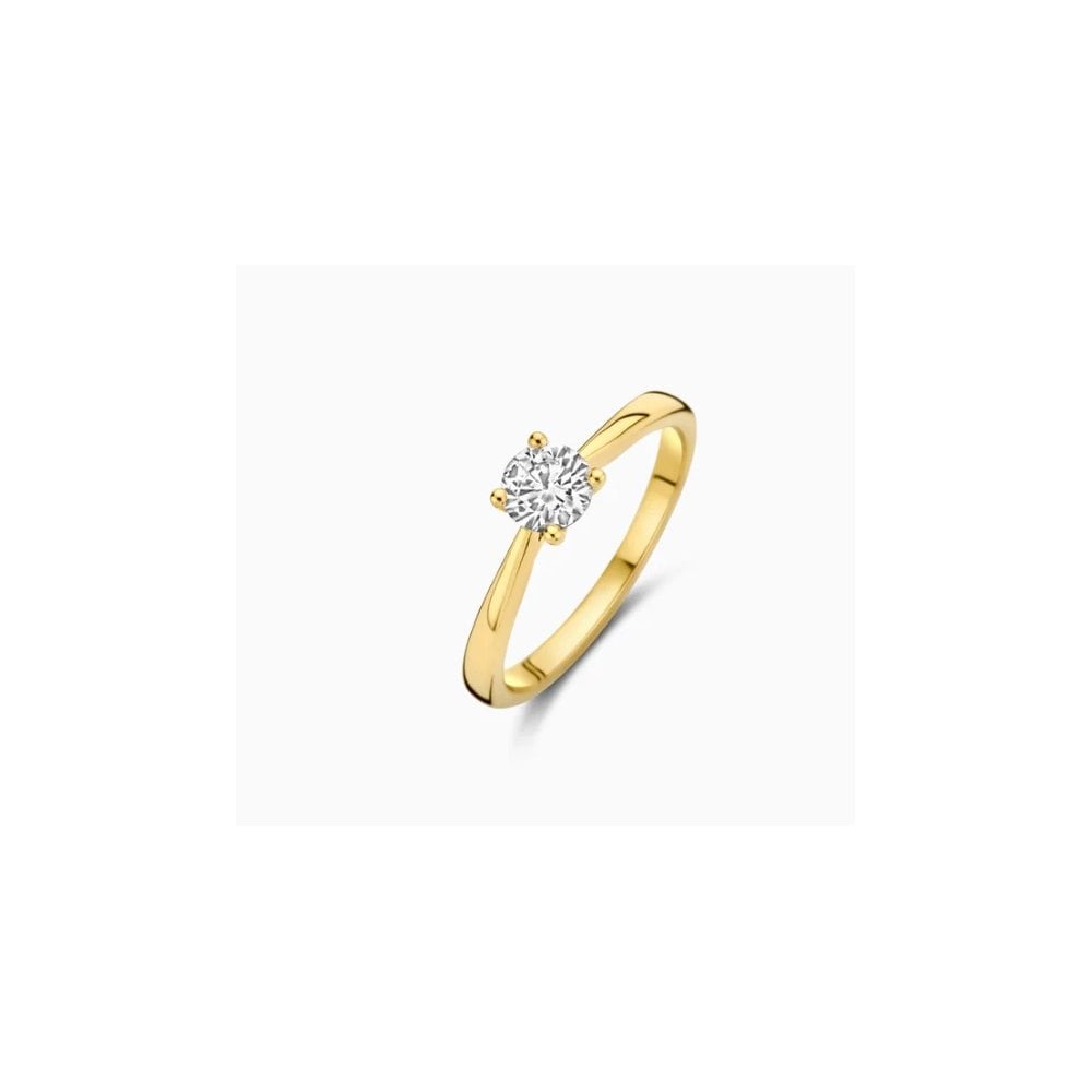 14CT YG LAB DIA 0.45CT SOLITAIRE RING