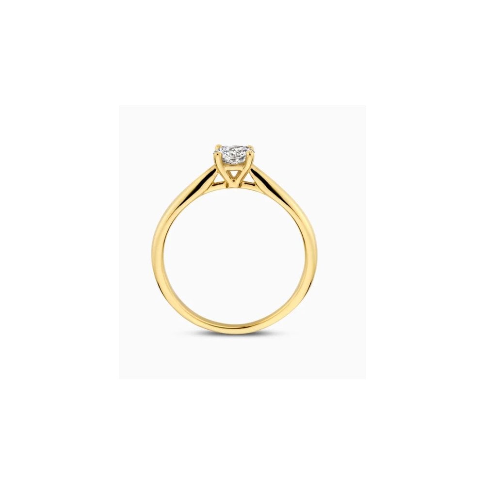 14CT YG LAB DIA 0.45CT SOLITAIRE RING