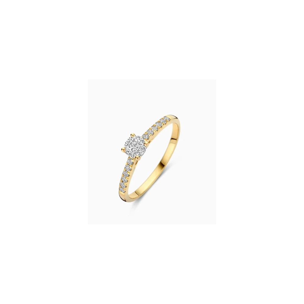 14CT YG LAB DIA 0.45CT SOLITAIRE RING
