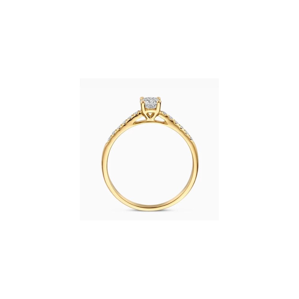 14CT YG LAB DIA 0.45CT SOLITAIRE RING