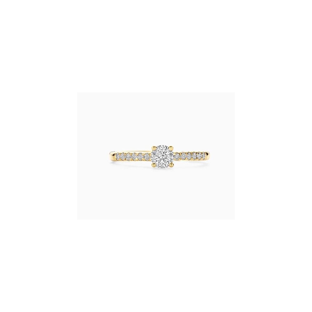 14CT YG LAB DIA 0.45CT SOLITAIRE RING