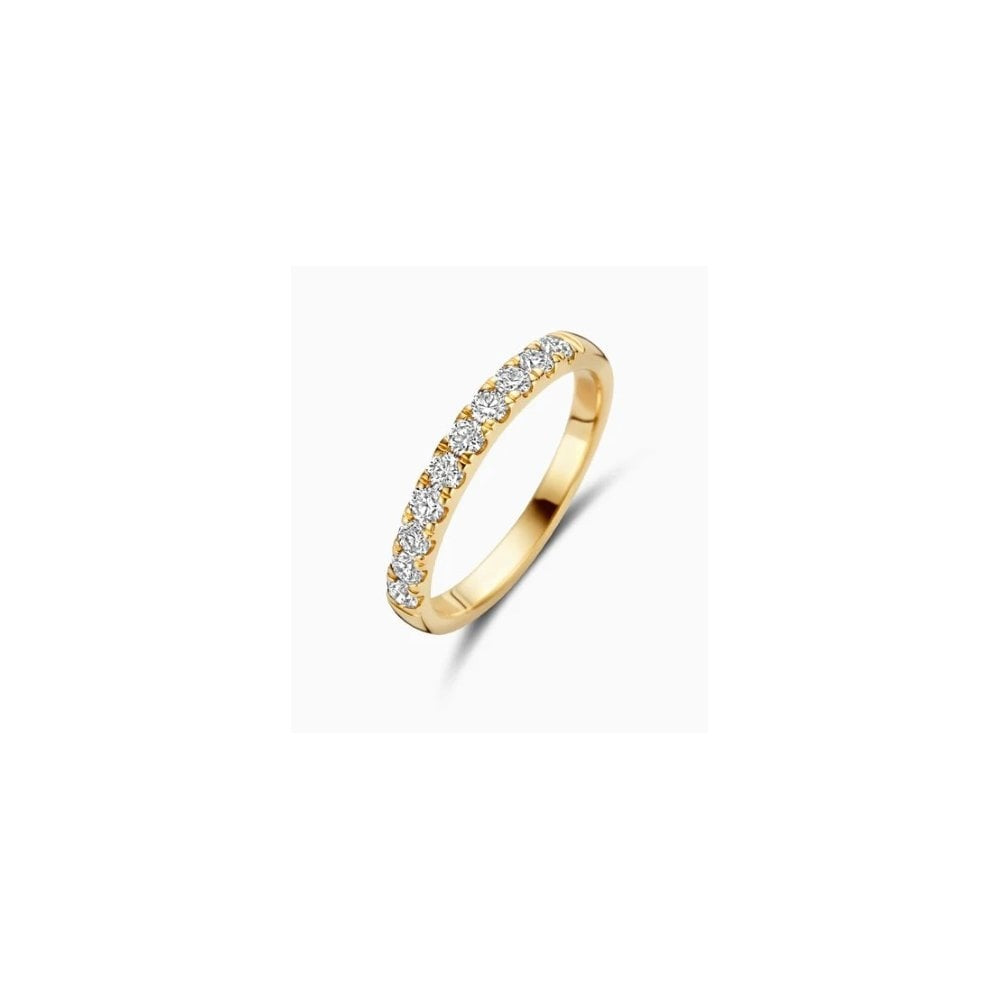 14CT YG LAB DIA 0.48CT BAND