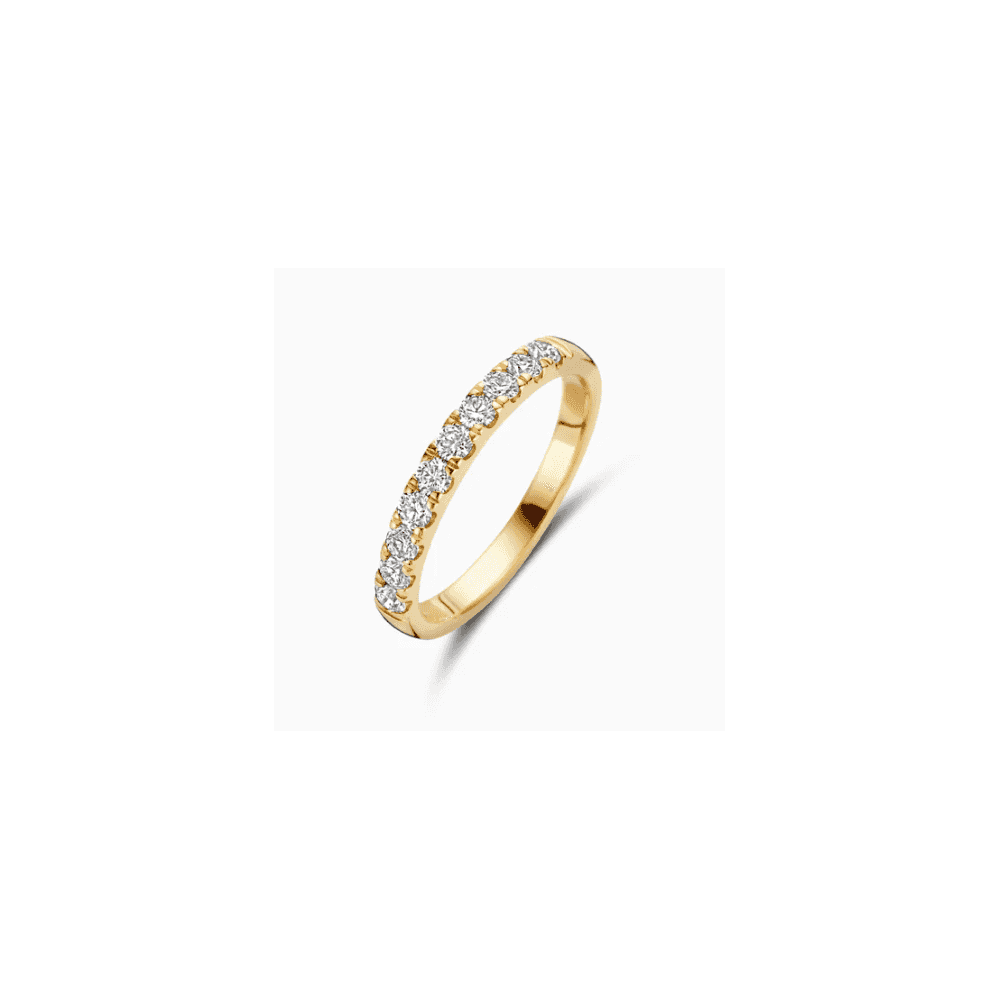 14CT YG LAB DIA 0.48CT BAND 56
