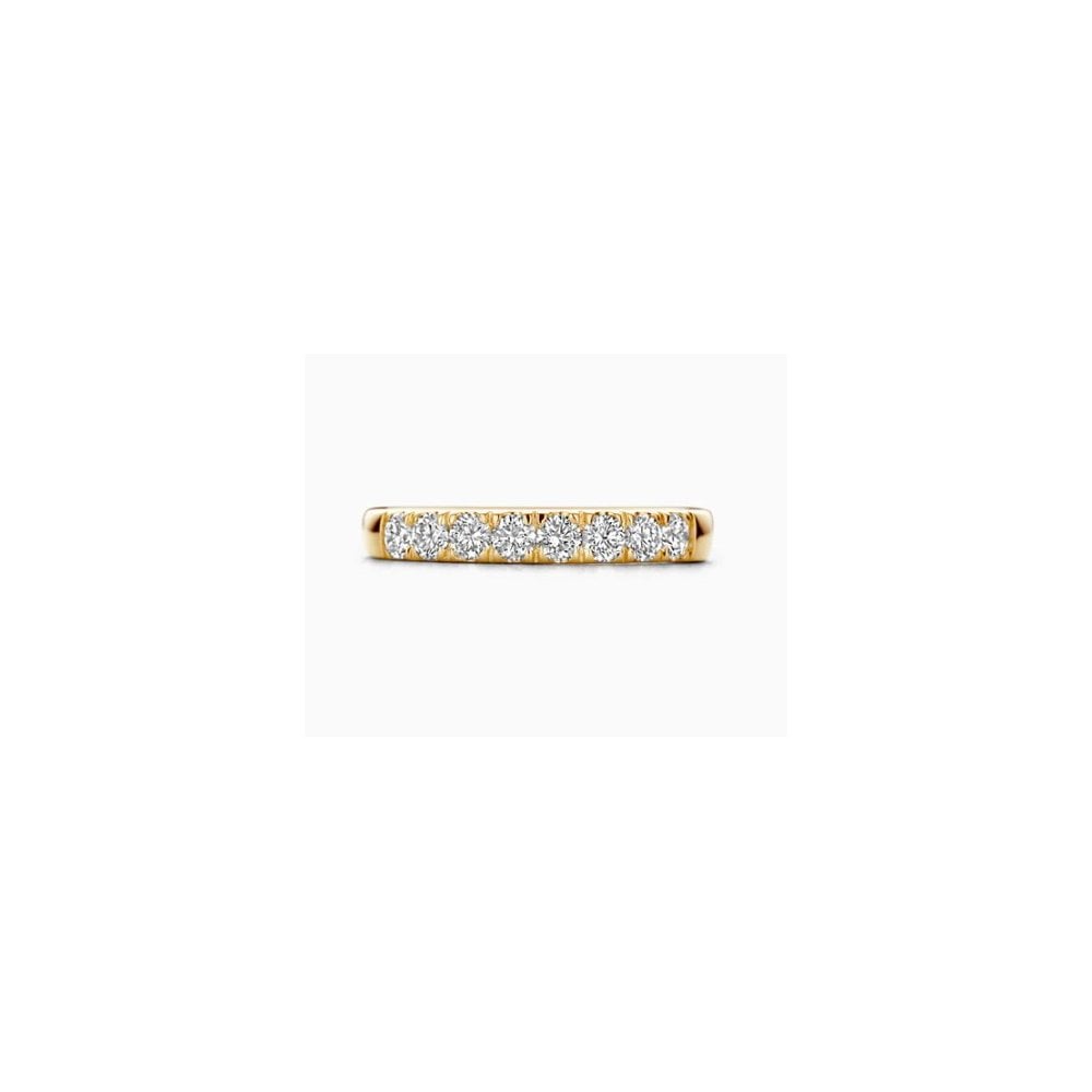 14CT YG LAB DIA 0.56CT 8 STONE RING
