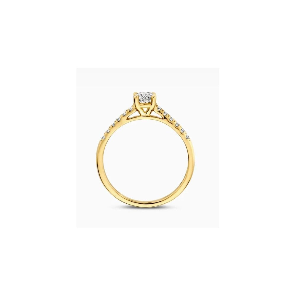 14CT YG LAB DIA 0.58CT SOLITAIRE RING