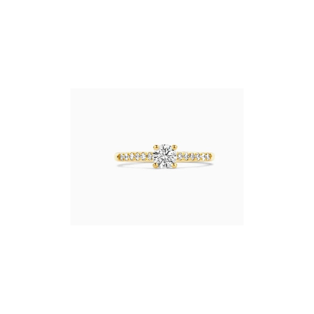 14CT YG LAB DIA 0.58CT SOLITAIRE RING