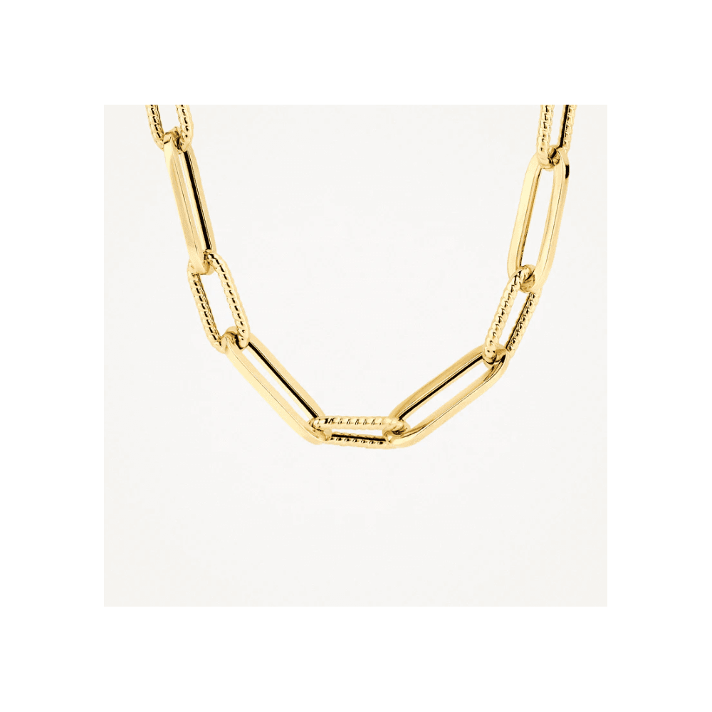14CT YG LINK NECKLACE