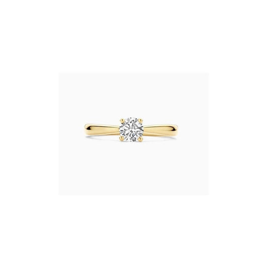 14ct Yellowgold Lab Diamond 0.45ct Solitaire Ring